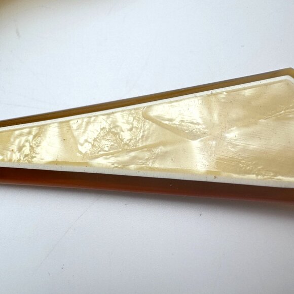 Deco Wilcox Vanity Set Comb Box Hook File Shoe Horn Mirror Celluloid Bakelite - Picture 10 of 15